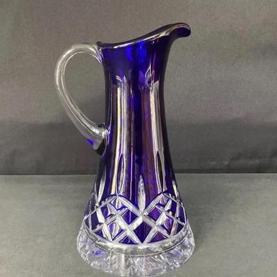 Waterford Crystal, Lismore Cobalt Pitcher