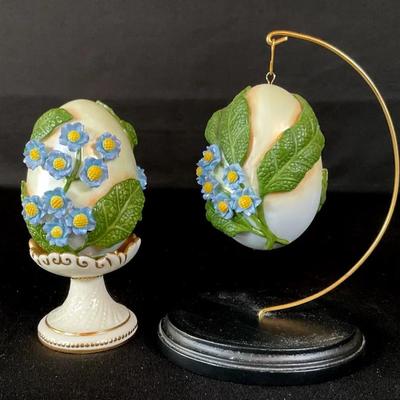 Fitz & Floyd Elegant Classics “Primrose” Porcelain Eggs