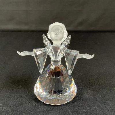 Swarovski Crystal, Cheerful Times Singing Angel - Retired 