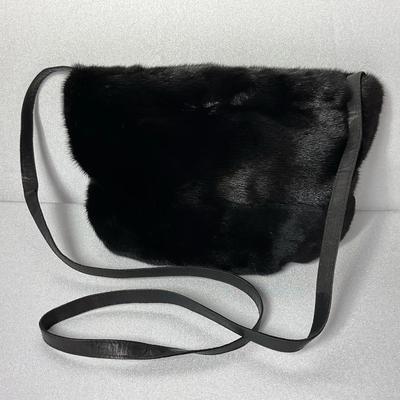 Black Mink Purse