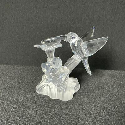 Swarovski Crystal “Humming Bird & Flower”