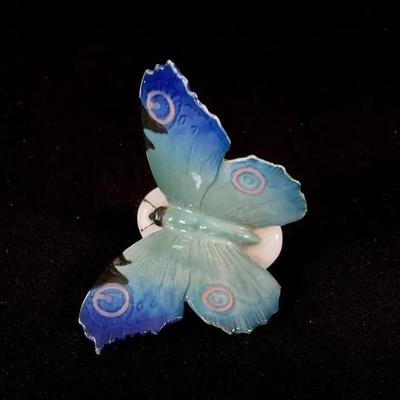 Vintage Volkstedt Karl Ens Porcelain Butterfly
