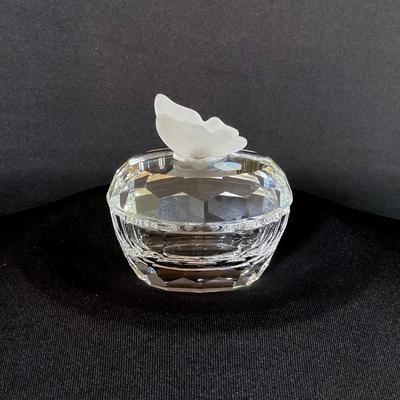 Swarovski Sliver Crystal Butterfly Box