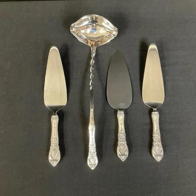 Sterling Silver Francis I Reed And Barton International Silver Co. Dessert Serving Pieces