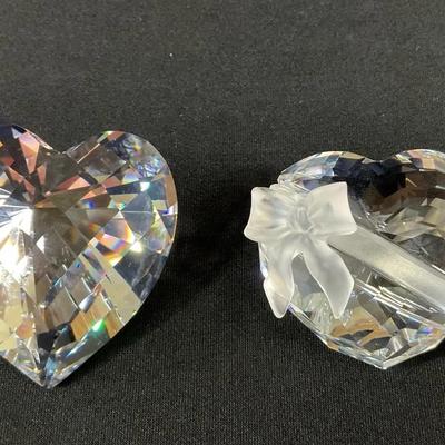 Swarovski Crystal, Sparkling Heart & Sweet Heart Figurines 