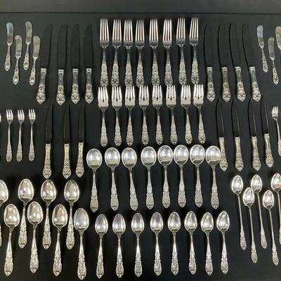 Sterling Silver Francis I Flatware By Reed And Barton International Silver Co. #1 - 80 Pieces