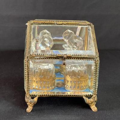 French Gilt Bronze Perfume Casket