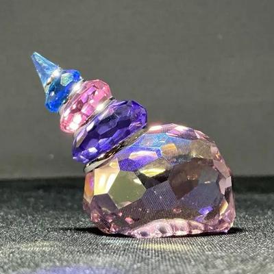 Swarovski Crystal Blue Violet Corunna Figurine  