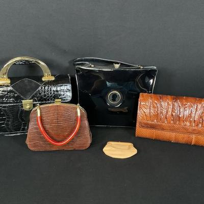 Vintage Patten Leather Purses And More