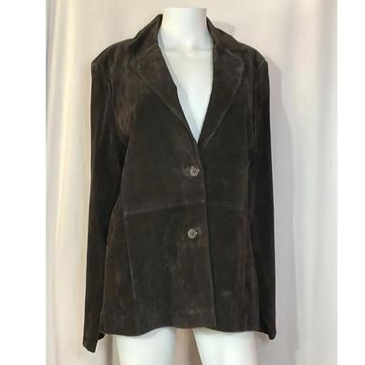 SIENA Espresso Brown Suede Jacket