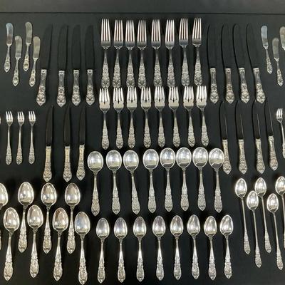 Sterling Silver Francis I Flatware By Reed And Barton International Silver Co. #2 - 80 Pieces