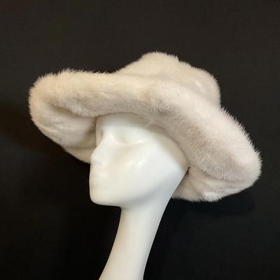 White Mink Hat