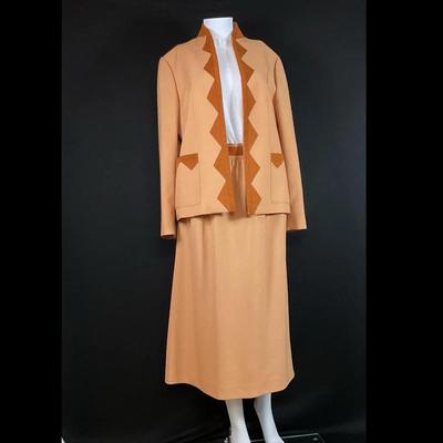 Vintage Lilli Ann Camel Color Blazer & Skirt
