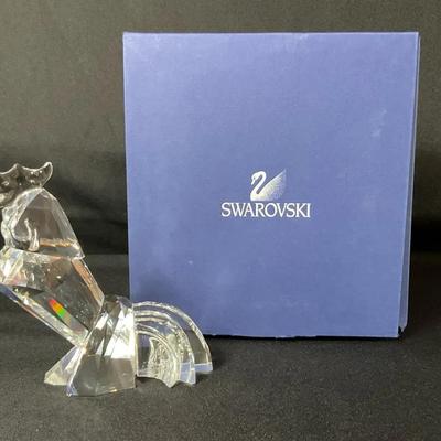 Retired Swarovski Crystal Rooster