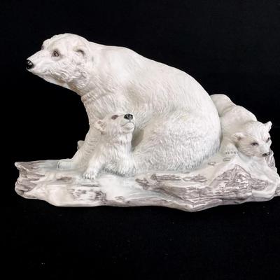 Boehm Porcelain “Bear With Cubs”