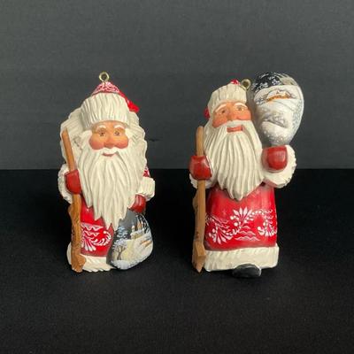 Old World Santa Ornaments By G. DeBrekht