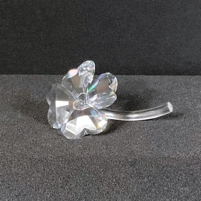 Swarovski Crystal Four Leaf Clover Figurine