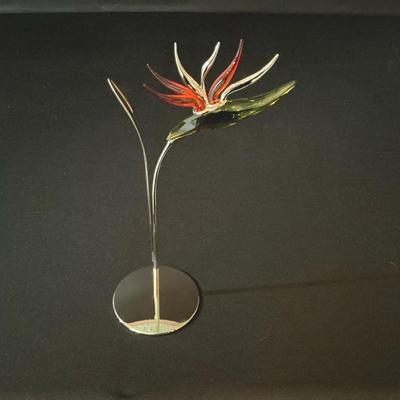 Retired Swarovski Tropic Sun Crystal Dalmally Bird Of Paradise Figurine 