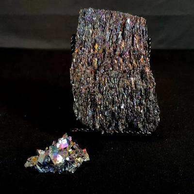 Silicon Carbide And Titanium Aura Crystal