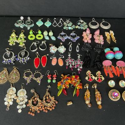 Vintage Clip-on And Pierced Earrings