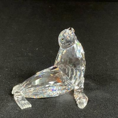 Swarovski Crystal, Aquatic Worlds, Sea Lion Mother - Retired 