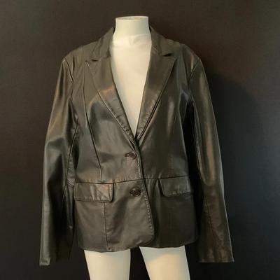 Vintage Margaret Godfrey Black Leather Jacket