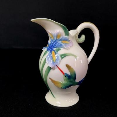 Long Trail Hummingbird Creamer/Pitcher By Franz