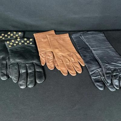 Vintage Leather Gloves