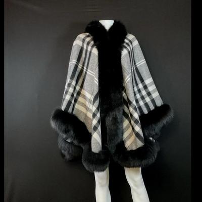 Wolfie Cashmere And Fox Wrap