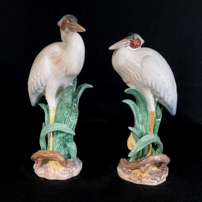 Fitz & Floyd Egret Pair