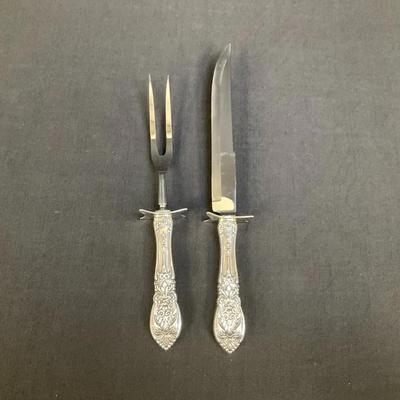 Sterling Silver Francis I Reed And Barton International Silver Co. Carving Set 