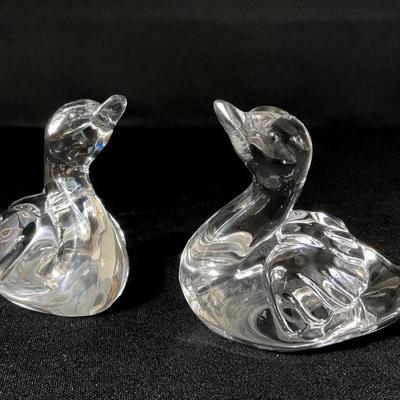Waterford Crystal Cygnet Swans