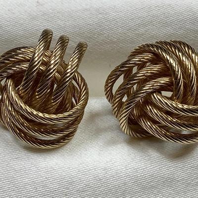 14k Knot Earrings