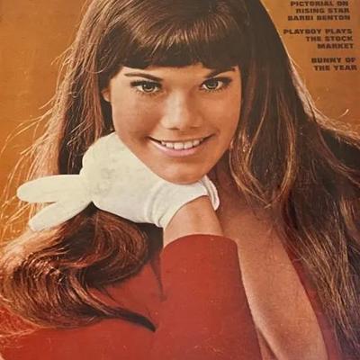 Playboy Barbi Benton 1970s Framed Poster of Magazine Cover