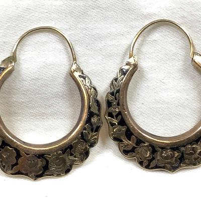 Antique 14k Heirloom Earrings