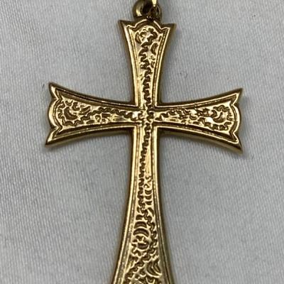 14k Cross Pendant