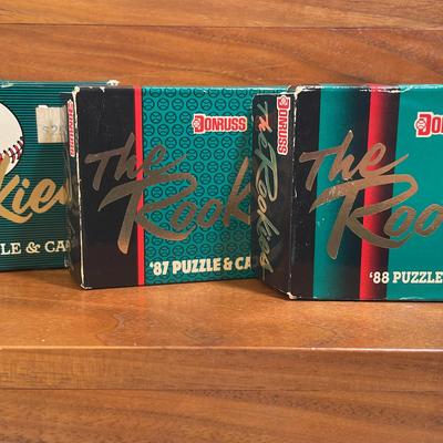 Don Russ The Rookies Puzzles And Cards 86’, 87’ 88’, 3sets Sealed 