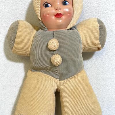 Vinyl Babushka Doll, 1940s