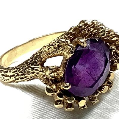 14k Amethyst Ring