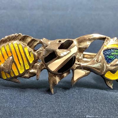 Kabana Sterling Fish Bracelet