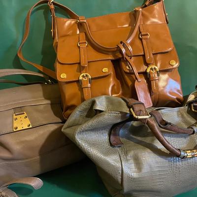 Three Great Neutral Purses - Vince Camuto, Badgley Mishka, Cynthia Vincent
