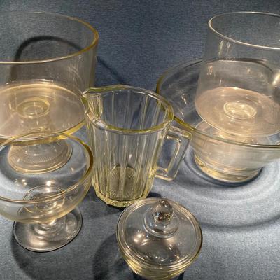 Modern Glass - Trifle Bowls Pitcher MCM Salad Bowl