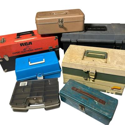 Seven Tackle Boxes