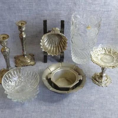 Filigree Crystal And Metal Decor