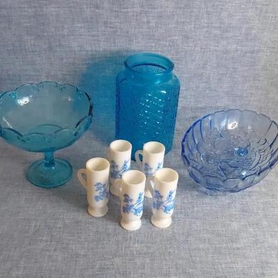 Lovely Blue Colorway Glassware Collection 