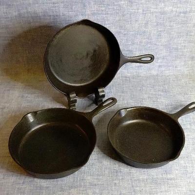Cast Iron Skillet Trio
