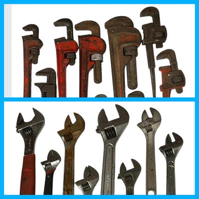 Adjustable Wrenches, Crescent Wrenches, Pipe Wrenches