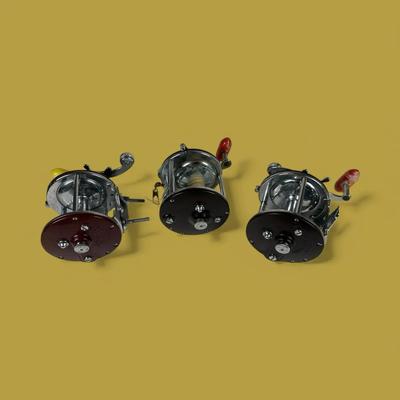 Vintage Fishing Reels: Three Penn Peer No. 209 Reels 