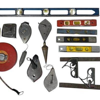 Levels, Plumb Bobs, Measuring Devices 