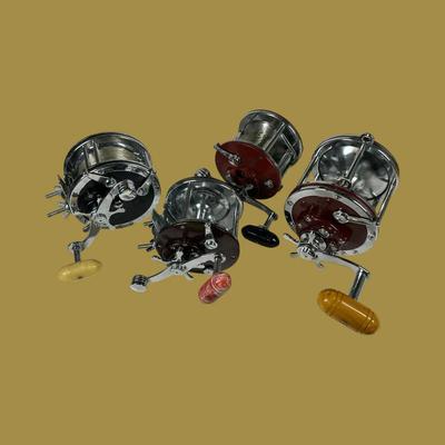Vintage Fishing Reels: Four Penn Reels 